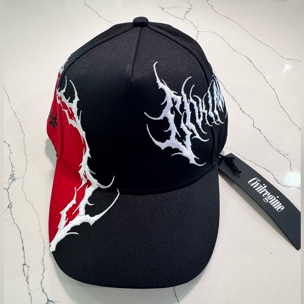Civil Regime Roses From Concrete Black and Red Cap